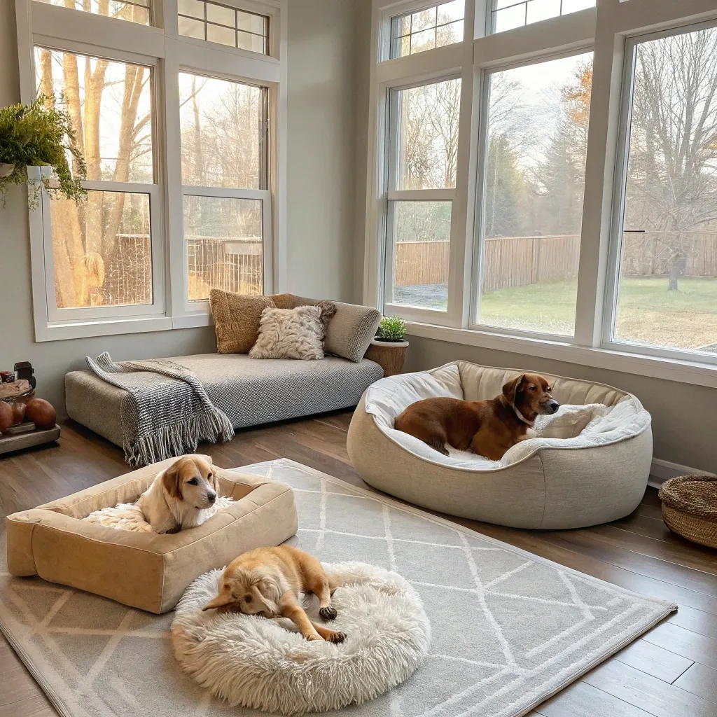 A cozy pet lounge in CORYNTHARIS